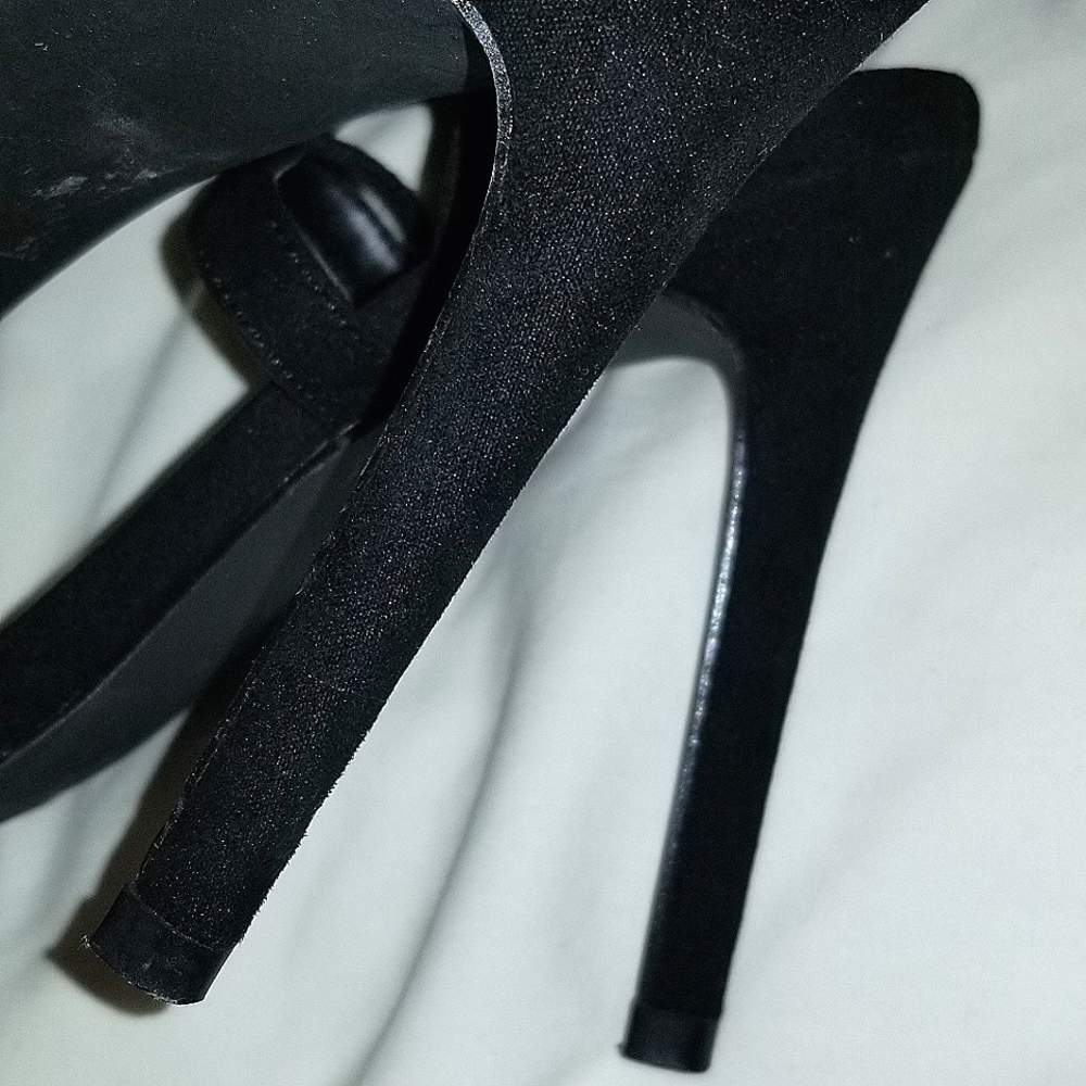 Suede lace up heels - Picture 6 of 8